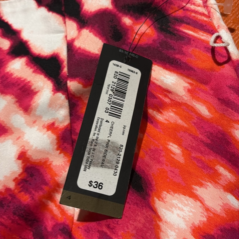 NWT worthington tie dye pencil skirt sz 4 1216 - Picture 3 of 5
